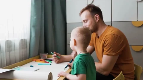 Son and dad Stock Footage 188551682