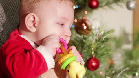 Son with toys 스톡 동영상 45923557