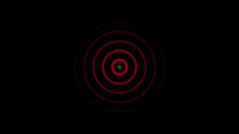 Sonar radar wave or sound wave, Ship navigation, sonar radar wave or sound .. Stock Footage 310417048