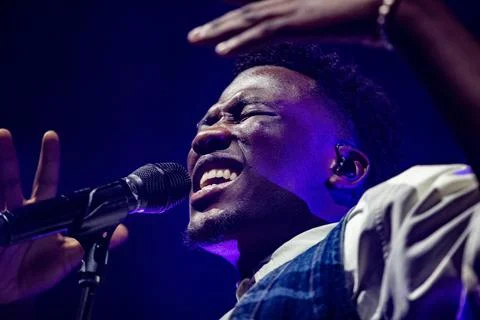 Song Contest candidate Claude performs at Paradiso, Amsterdam, Netherlands - 20  Stock Photos