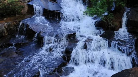 Song Khon Waterfall Stock Footage 208237695