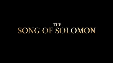 The Song Of Solomon + Alpha Channel Stock Footage