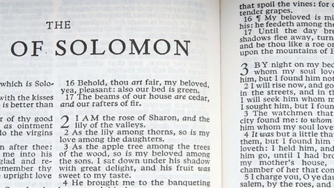 The Song Of Solomon Stock Footage 69885127