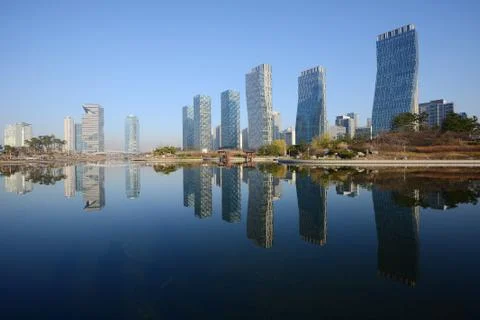 Songdo park Stock Photos