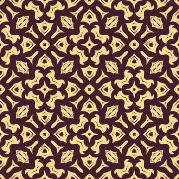 Songket pattern background modern style. Batik seamless ornament print ready Stock Illustration