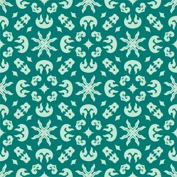 Songket pattern background modern style. Batik seamless ornament print ready Stock Illustration