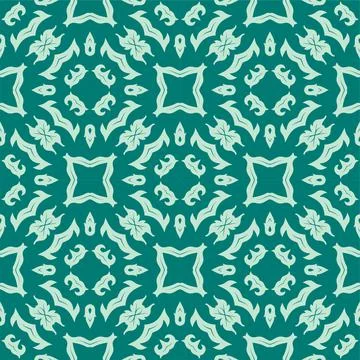 Songket pattern background modern style. Batik seamless ornament print ready Stock Illustration
