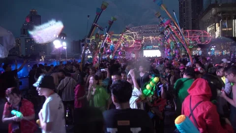Songkran holiday Stock Footage 306923492