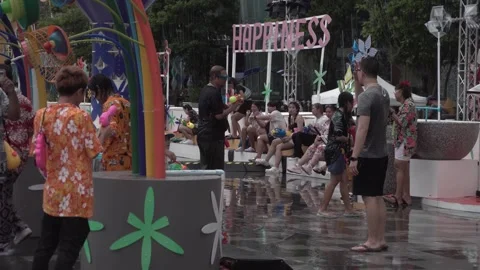 Songkran holiday Stock Footage 306924901