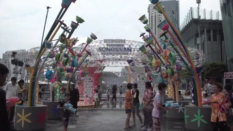 Songkran holiday Stock Footage 306928739