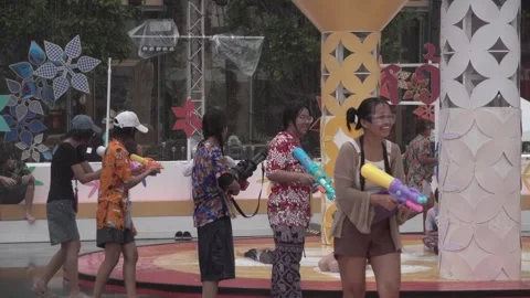Songkran holiday Stock Footage 306929360