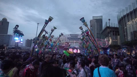 Songkran holiday Stock Footage 306929969