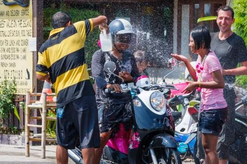Songkran Foto stock