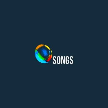 Songs abstract vector logo. Audio wave design icon. Music play logotype template Stock Illustration