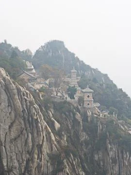 Songshan Mountain in The Shaolin Monastery Area is also known as the Shaolin  Stock Photos