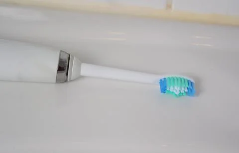 A sonic toothbrush Stock Photos