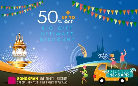 Sonkran 2026 004 Stock Illustration