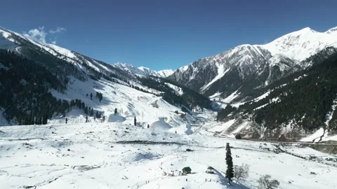 Sonmarg Mountains Stock Footage 315000436