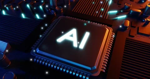 Сonnecting AI processor to the motherboard Stock Footage 296248765