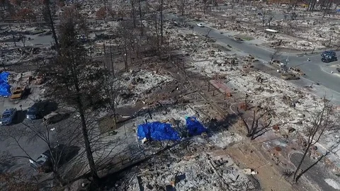 Sonoma County Fire Stock-Footage 82844264