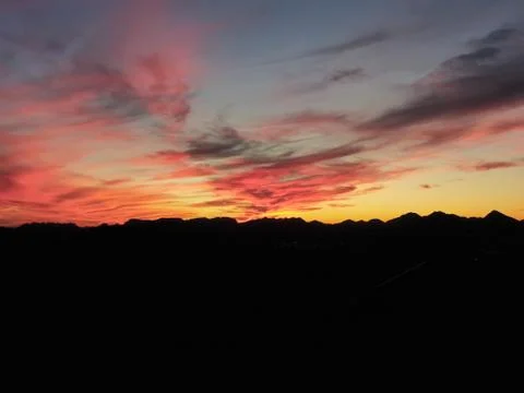 Sonoran Desert Sunset Stock-Fotos