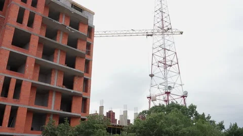 Сonstruction crane Stock Footage 158172315