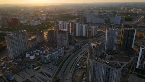 Сonstruction site with cranes on building construction. Stockbeeldmateriaal 156631534