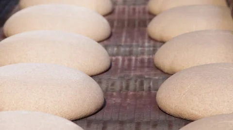 Сonveyor with bread 01 Stock-Footage 48705815