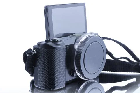 Sony alpha mirrorless camera Stock Photos