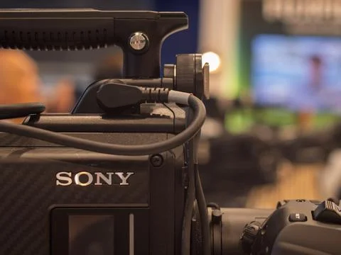 Sony Camera with Professional Features at Event Stock Photos