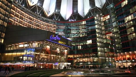 Sony Center of Berlin Stock-Footage 7908657