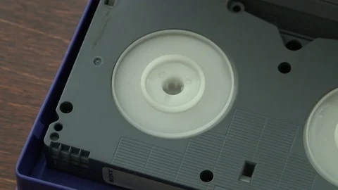Sony DVCAM cassette in open box close-up Stock Footage 116305871