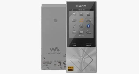 Sony NWZ A15 Walkman Video MP3 Player Silver 3D Model