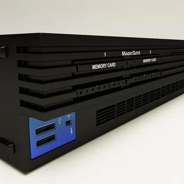 Sony PlayStation 2 Console 3D Model