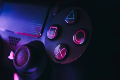 Sony PS4 Dualshock V2. Studio Shot. Stock Photos