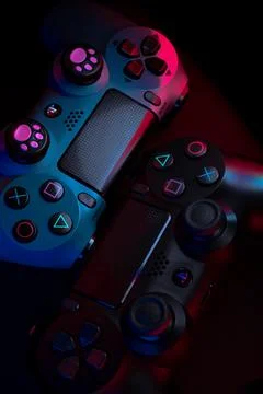 Sony PS4 Dualshock V2. Studio Shot. Stock Photos