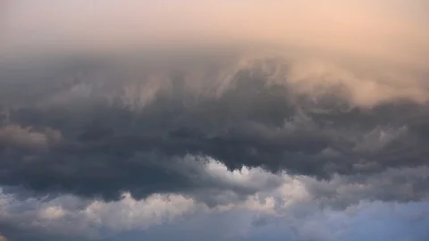 Sony SF7 roll clouds front 02 Stock Footage 100321412