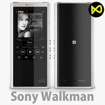 Sony Walkman NW-ZX300 MP3 Players 3D Model