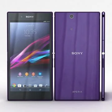 3D Model: Sony Xperia Z Ultra Purple #96470031 | Pond5