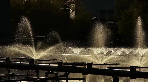 Сooling sprays Stock Footage 8837915