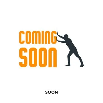 Soon icon isolated on white background for your web, mobile and app design Stock Illustration
