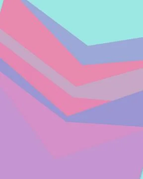 A soothing abstract arrangement of overlapping angular bands creates a mode.. Stock Illustration