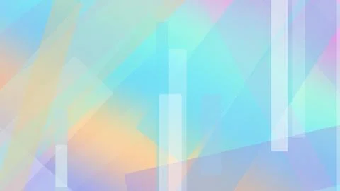 A soothing abstract geometric composition of overlapping pastel shapes and .. 스톡 일러스트
