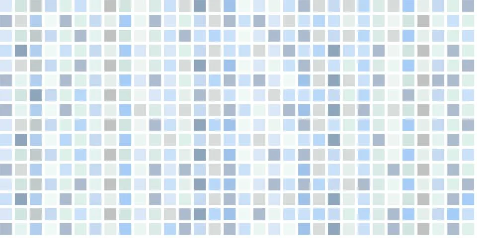 A soothing abstract mosaic pattern featuring shades of blue and gray, perfect Stock Illustration