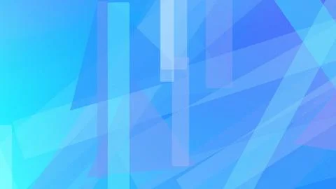 A soothing blue abstract polygon background featuring luminous translucent .. Illustrazione stock