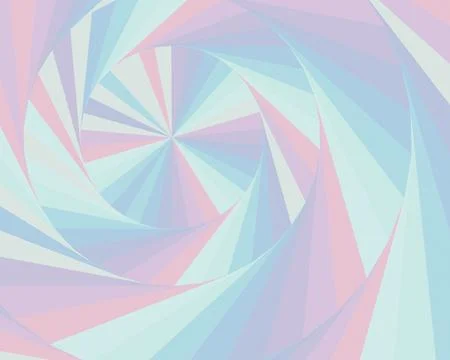 A soothing composition of angular pastel rays in blue, pink, lavender, and .. Stock Illustration