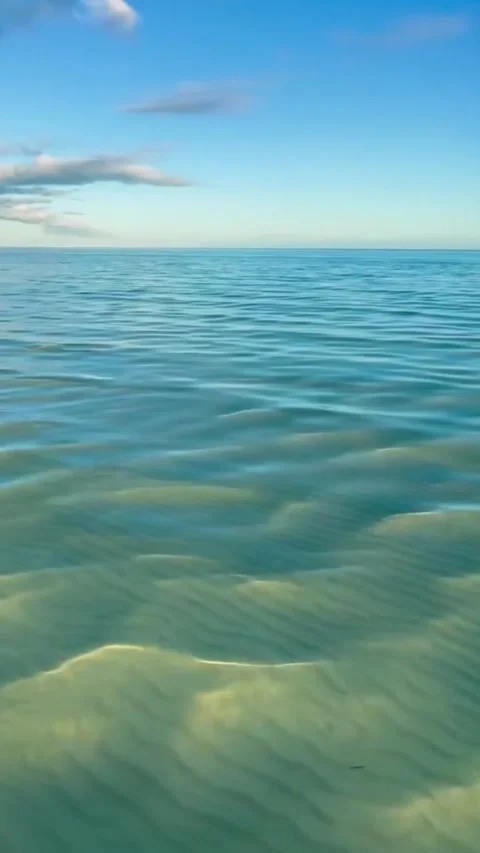 A soothing view on the beach Stock Footage 321597793