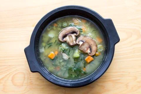 Sopa de verduras Stock Photos