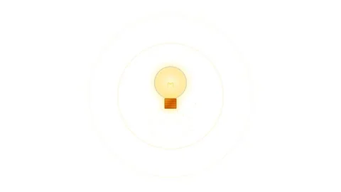 A sophisticated 4K motion graphics animation of a glowing vintage tungsten .. Vídeos de archivo 345640686