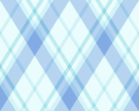 A sophisticated argyle pattern featuring soft blue diamond shapes and interse Illustrazione stock